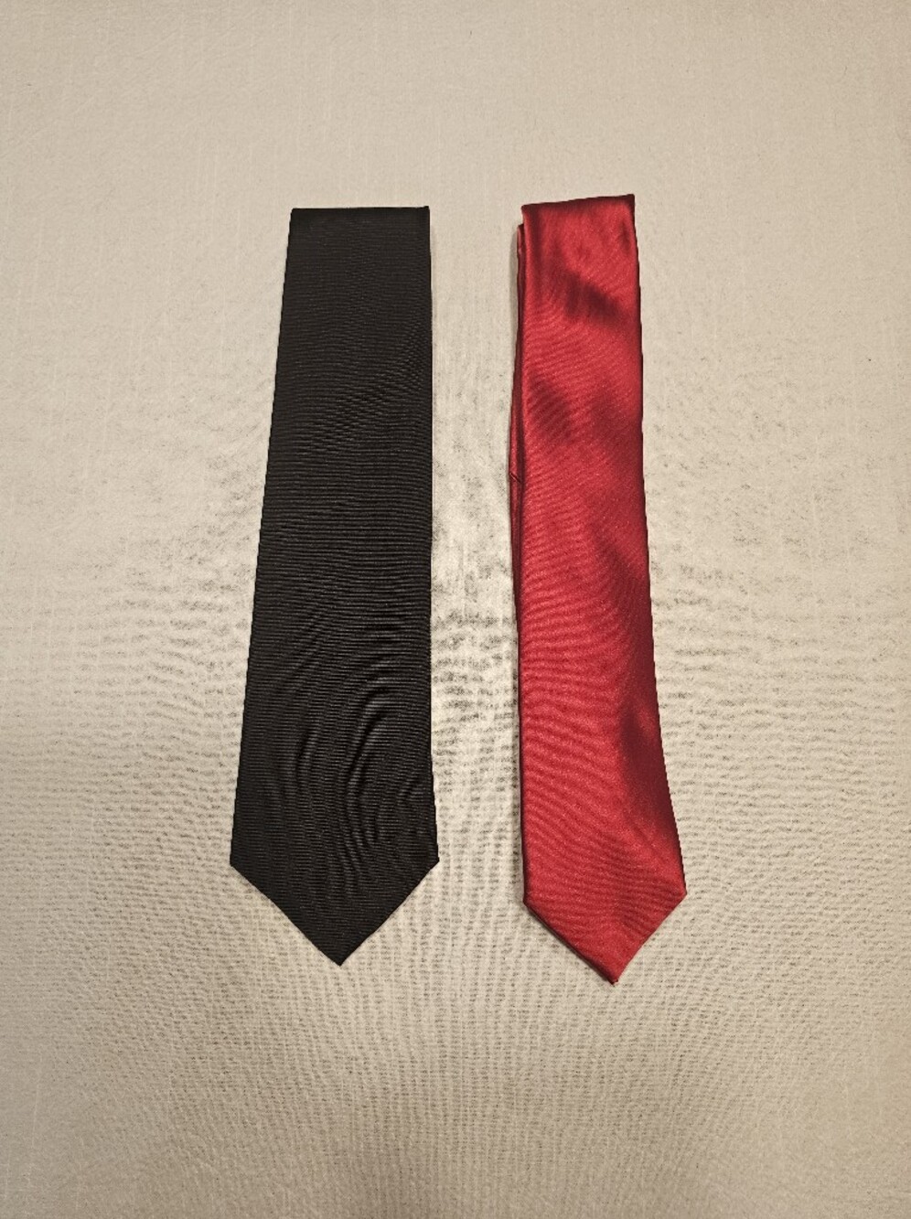 Statement Tie Lot Of 2 Red Black